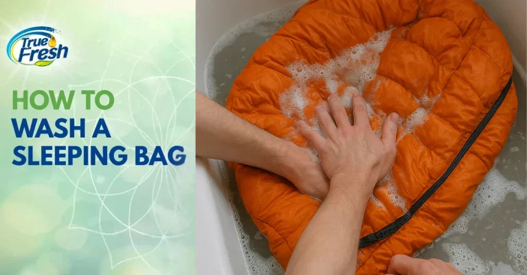 How to wash a sleeping bag