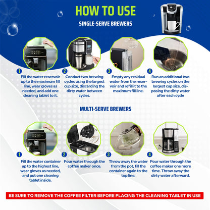 True Fresh Coffee Maker Cleaner Tablets - 24 Count