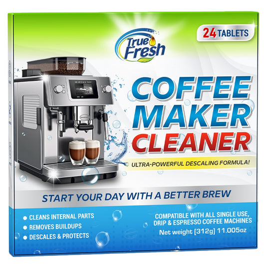 True Fresh Coffee Maker Cleaner Tablets - 24 Count