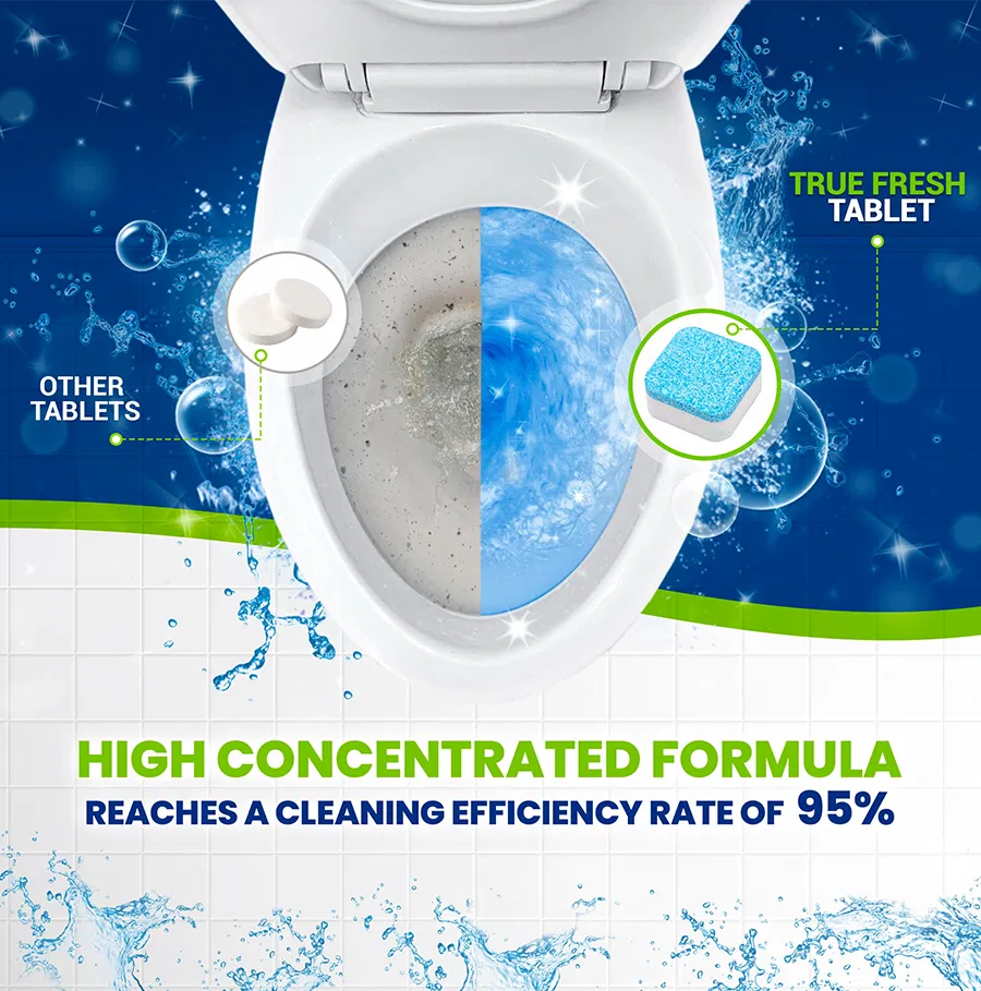 True Fresh Toilet Bowl Cleaner Tablets 24 Pack