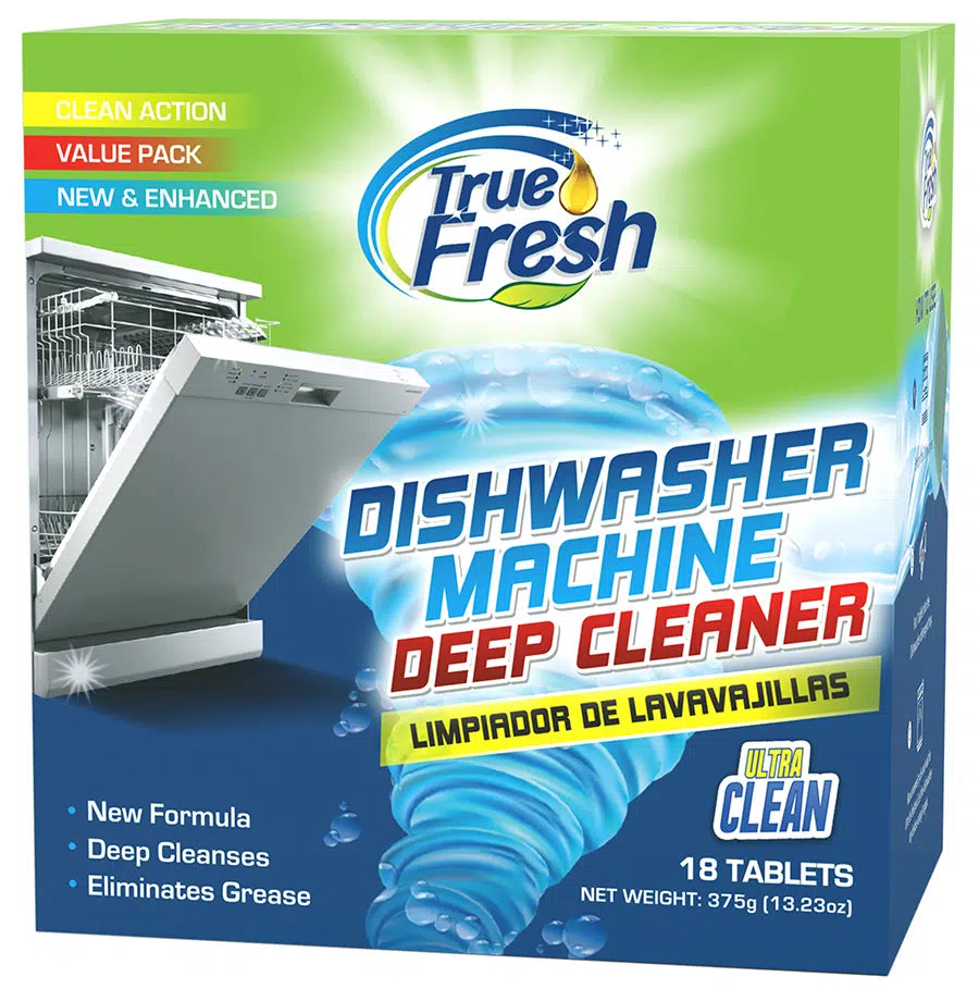 True Fresh Dishwasher Cleaner Tablets – 18 Pcs