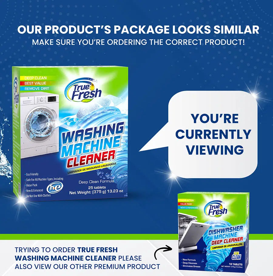 True Fresh Washing Machine Cleaner Tablets (25 Count)